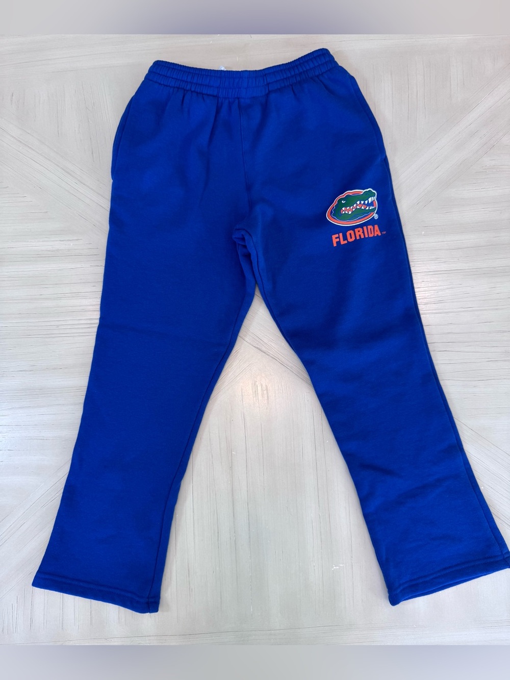 Gen2 Florida Gators Sweatpants Youth 8 Royal Blue Fleece NCAA NWOT